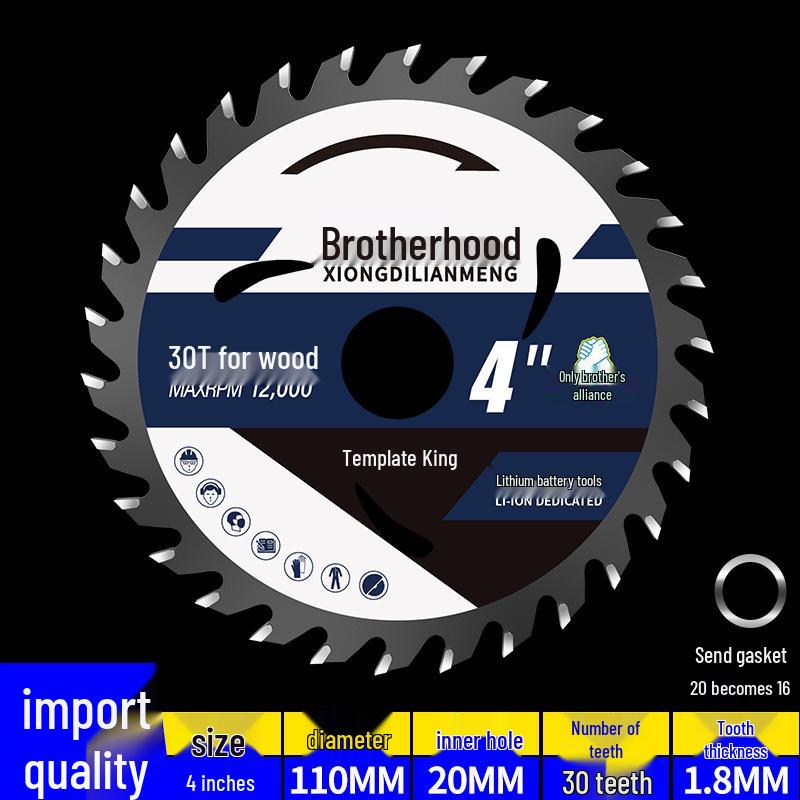 Imported Hard Alloy Circular Saw Blade for Wood and Table Saws