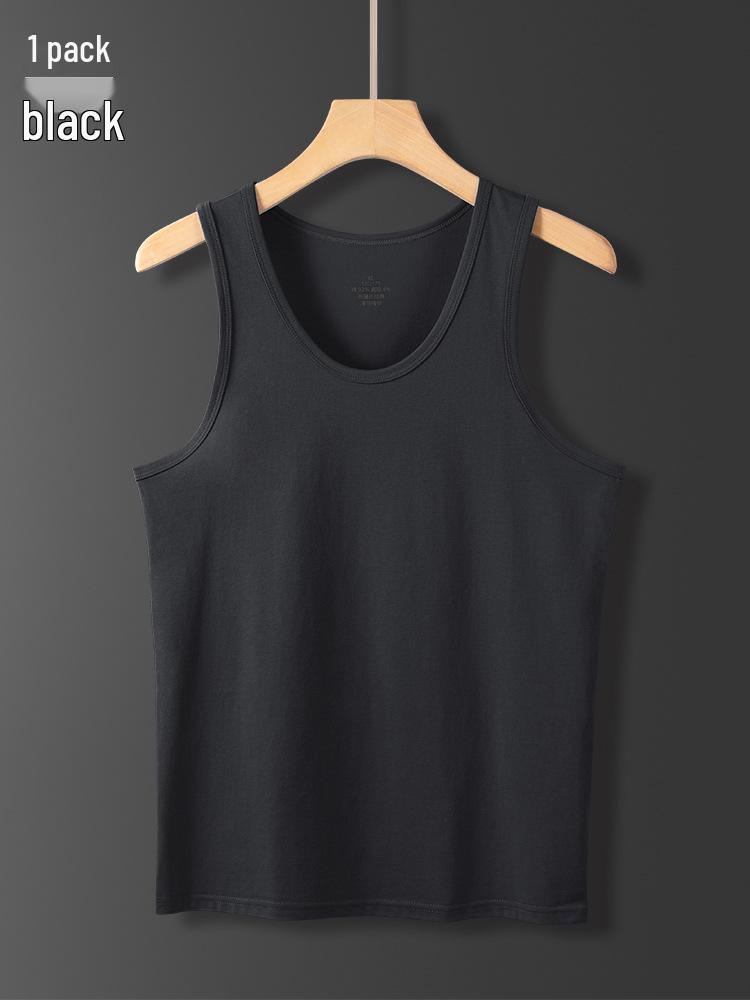 Men's Cotton Sleeveless Vest: Casual Plus-Size Athletic Base Layer for All Seasons