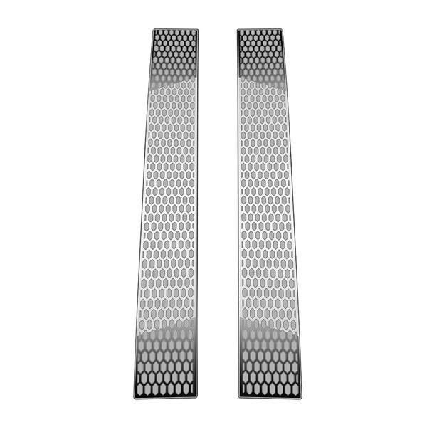 Coppia di Strisce Decorative Sopracciglia Fari per Toyota Prado LC250 2024