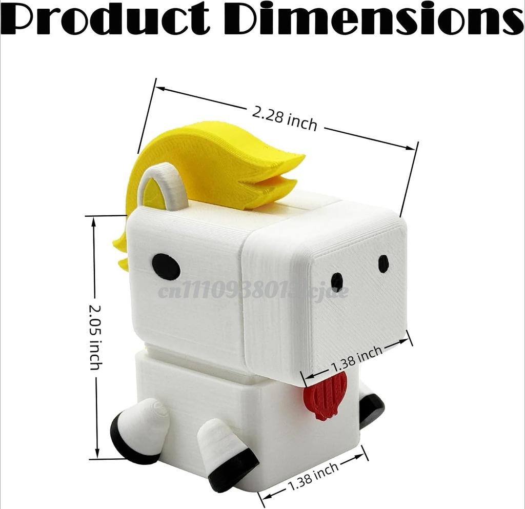 3D Printed Pony Fidget Clicker, Mechanical Keyboard Switch Stress Relief Toy For Adults, Desk Pet With Satisfying Click Sound
