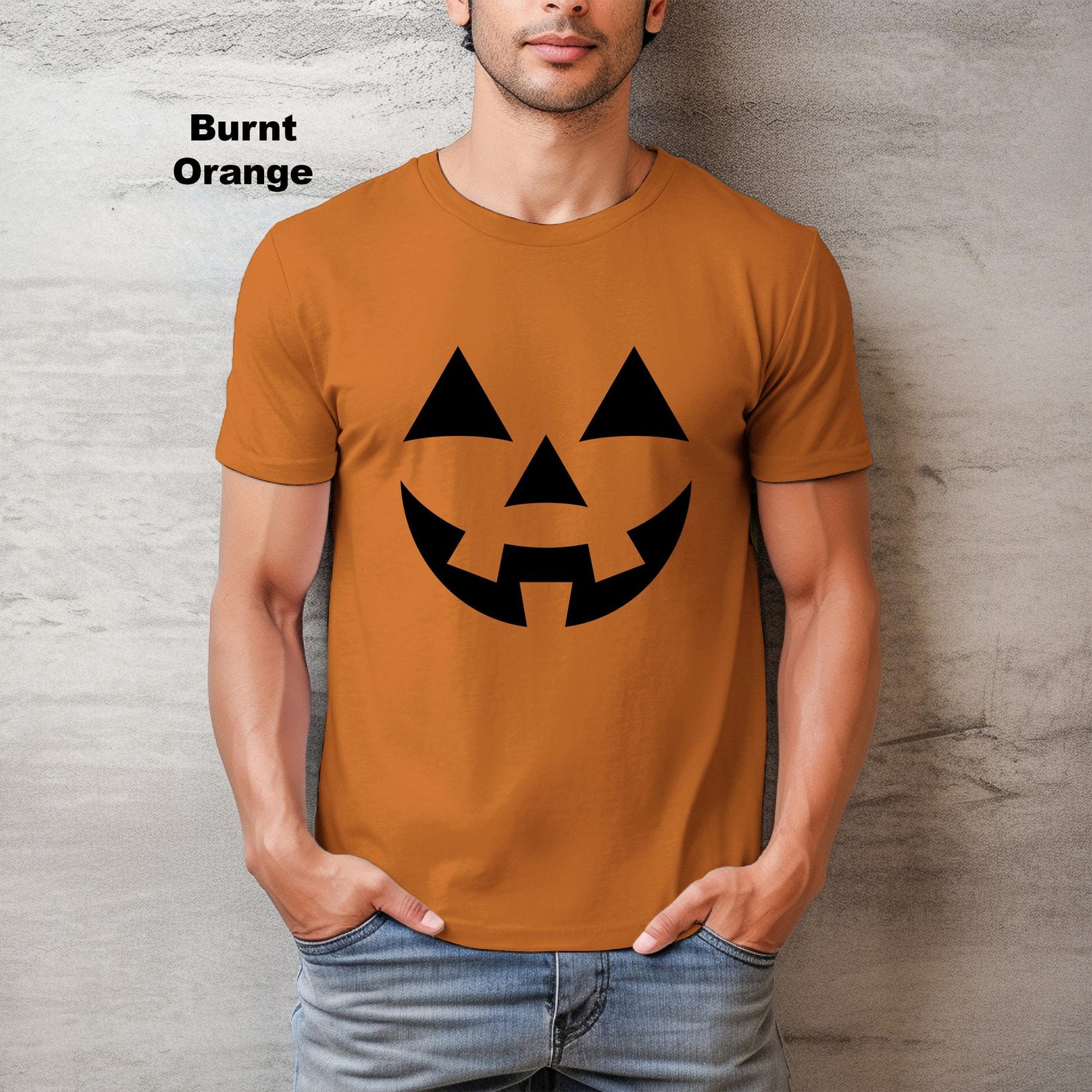 Jack O Lantern T-Shirt | Halloween Pumpkin Costume Tee S