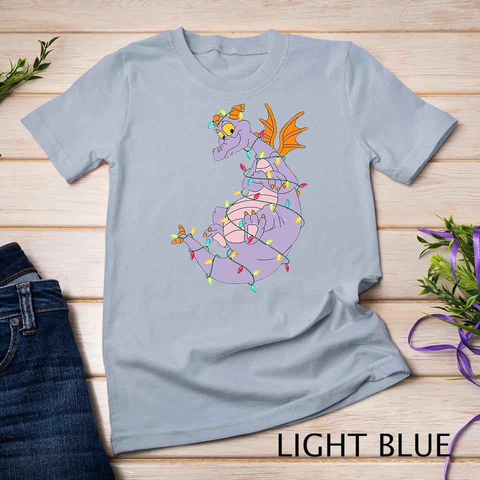 Funny Cute Figment Lights Christmas Lover Animals Lover Tee Unisex T-shirt 6 4XL