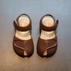 Fashion Fashion Design Children Sandals 2024 Summer Kids Beach Shoes Open-toed Sandals  Girls Casual Sport Flat Princess Sandals