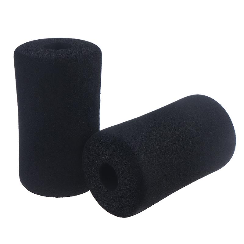2Pcs Ab Training Sleeve Rolling Foam Roller Gym Exercise Foot Exercise Machines Roller Sit-Up Board Hook Foot Foam Fitness Pads