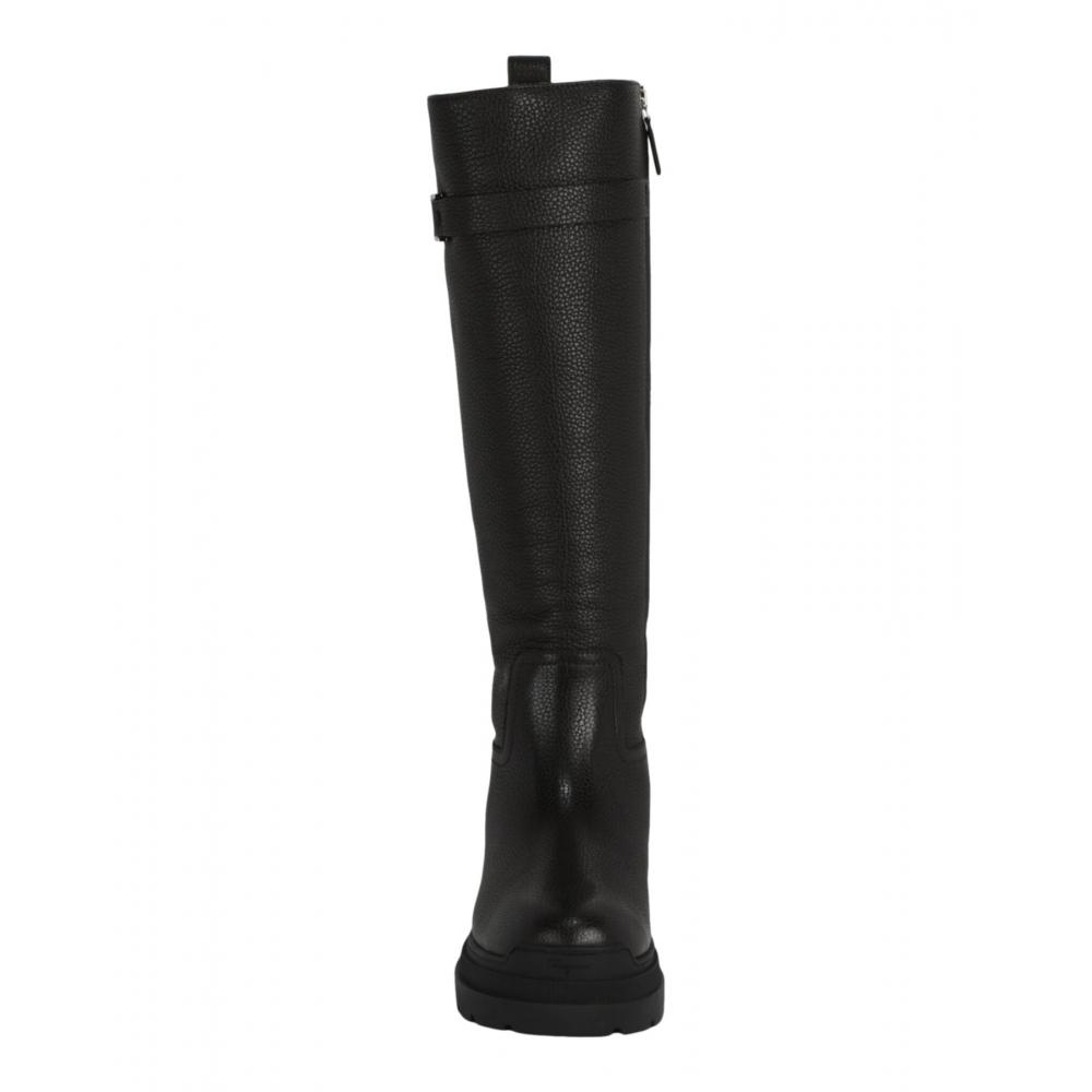 Salvatore Ferragamo Ryder F Knee High Boots Black