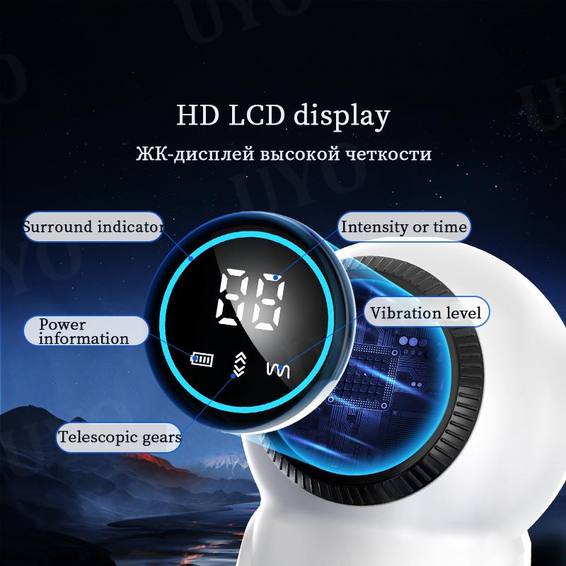 2025 New LCD Telescopic Male 18+ Masturbator Sucking Male Vibrator Ejaculation Exerciser Masturbation Cup Sex Toys for Men Masturbators