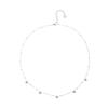 European Retro Zircon Stainless Steel Necklace: High-End Cross-Border Clavicle Chain