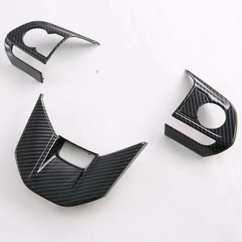 For Toyota VELOZ   2024 25 ABS Carbon Fiber Steering Wheel Button Cover Trims Decoration Sticker Car Styling Accessories