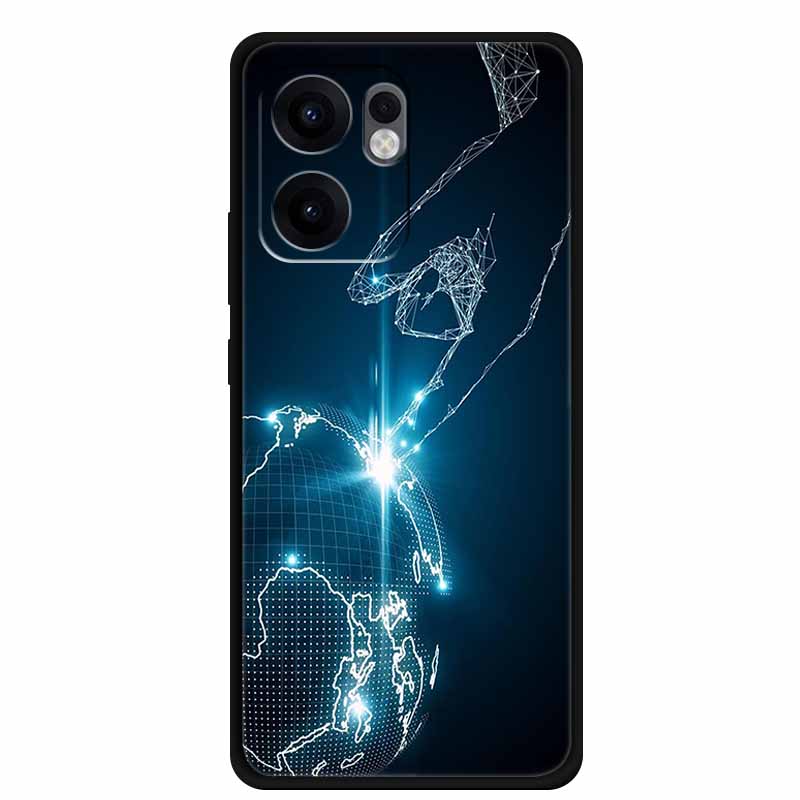 Phone Case For OPPO Reno 13F Case 13 F Coque Black Silicone Soft TPU Back Cover Bag For OPPO Reno13F A5x Case Protective Shell