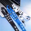 Car Logo Neck Strap Lanyard Keychain for BMW M Performance 1 2 3 4 5 6 7 X1 X2 X3 X4 X5 X6 X7 E46 F30 Auto Interior Stickers LT9