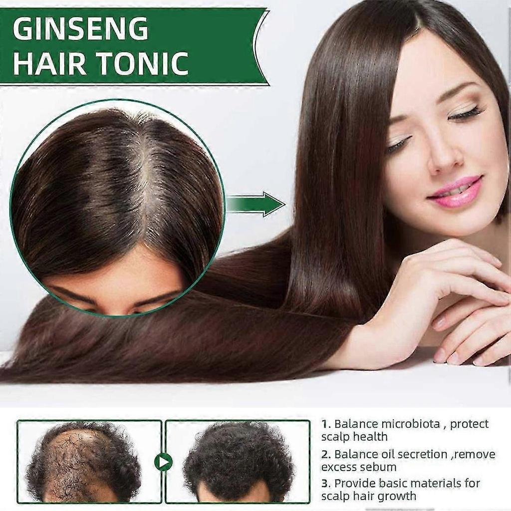 Ginseng Hair Tonic Stimulates Essential Spray For Anti Hair Loss Hair Growth Nourishment Scalp Hair Follicles Care