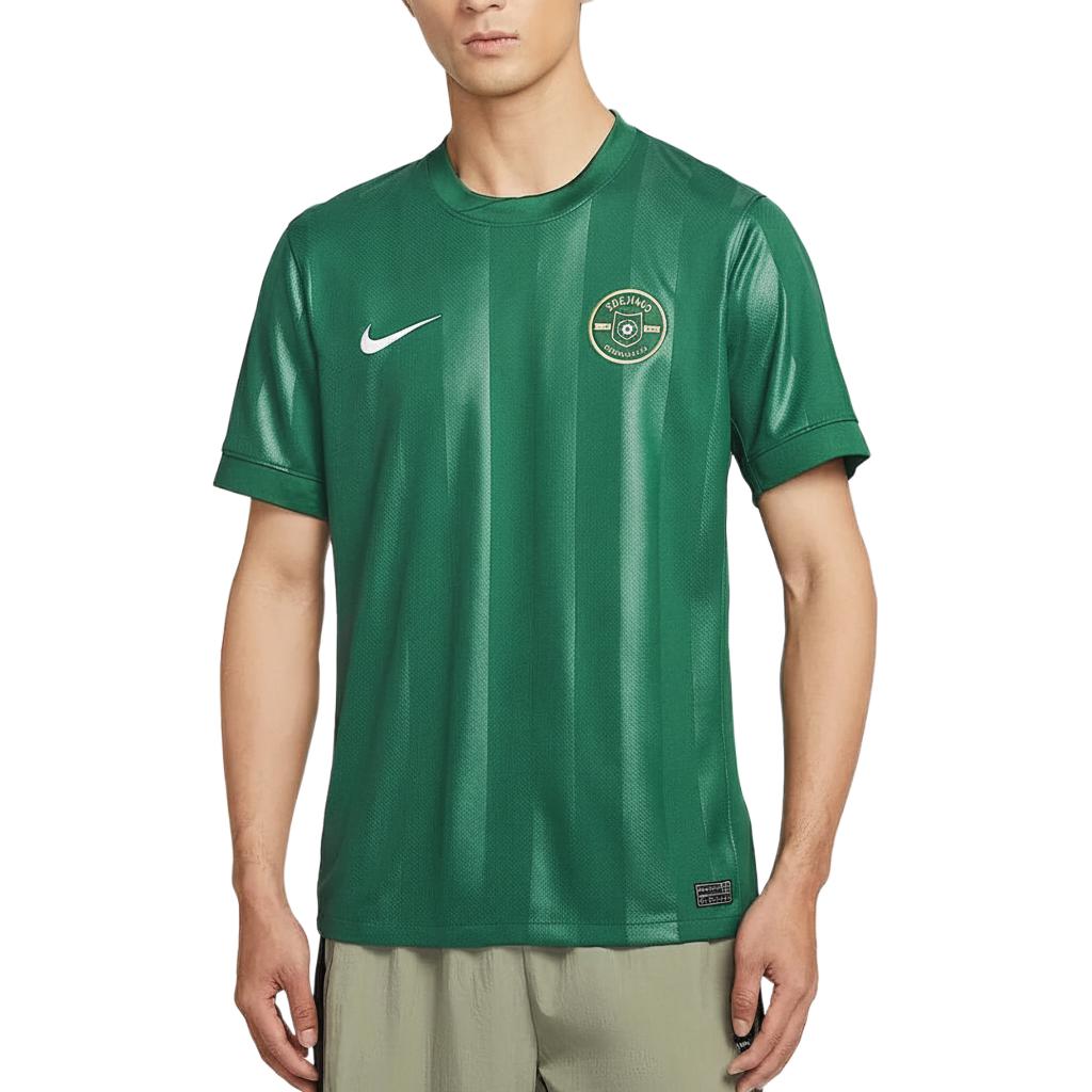 Nike Dri-Fit Zhejiang Team Home Fan Version Quick-Dry Crew Neck Short Sleeve Football Shirt Men tops IQ0496-341 L