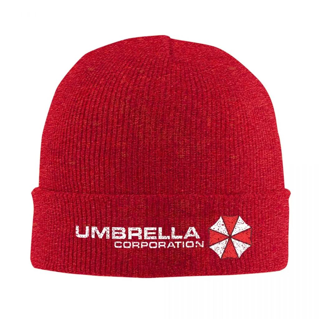 Resident Umbrella Corp Eviled Knitted Hat for Women Men Beanie Winter Hat Acrylic Game Casual Caps