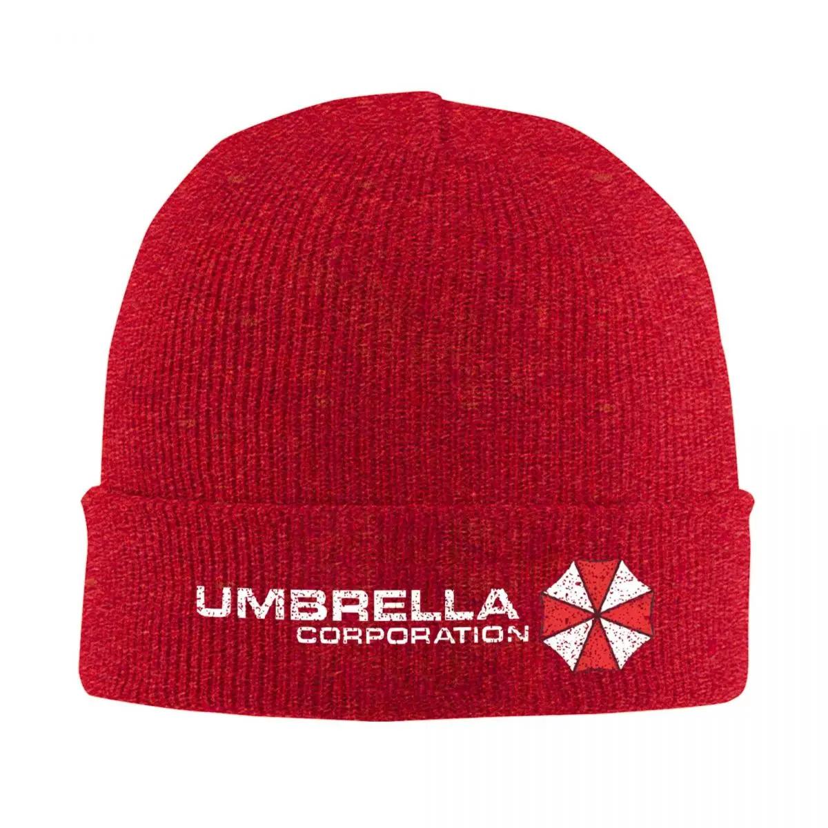 

Шапка-бини Resident Umbrella Corp Eviled Вязаная Шапка для Женщин Унисекс Зимняя Шапка Акриловая Игровая Повседневная Шапка One Size
