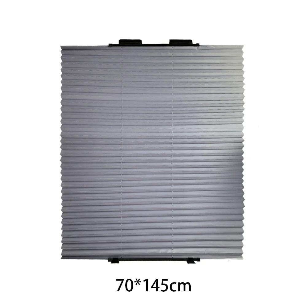 Car Window Sunshade Curtain Retractable Windshield Curtains UV Sunscreen Heat Protection Side Curtain for Auto Summer Accessorie