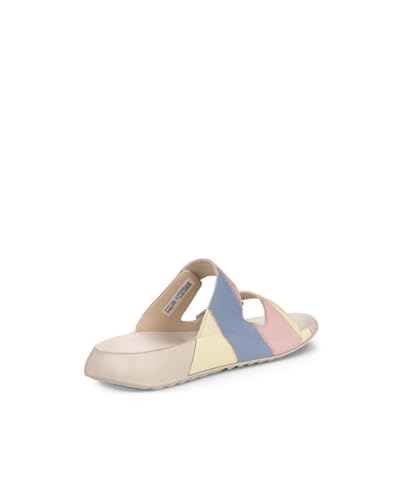 ECCO Cosmo Women's Multicolor Sherbet Slide Sandals, Size 23.5 cm, 3E