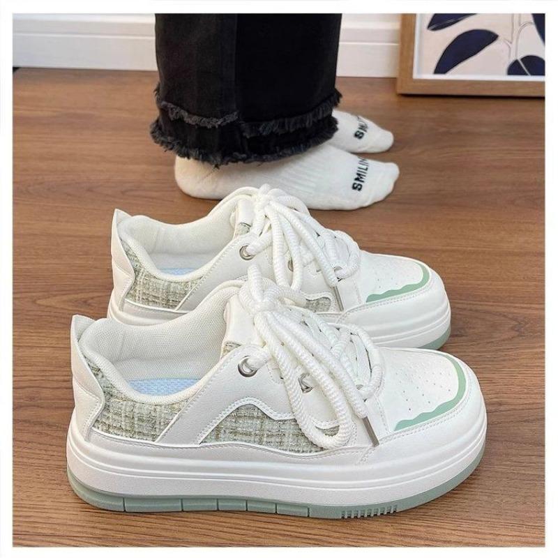 Matcha Board Shoes Women's Autumn New Little White Shoes Women's Trendy Versatile Original Niche Sports Shoes