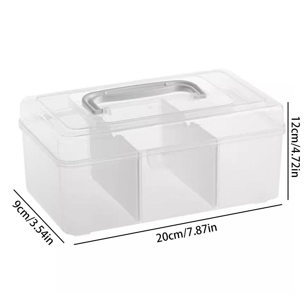 Transparente Notfallmedizinkiste Große Kapazität Medizinkiste Langlebige Medizinaufbewahrungsbox