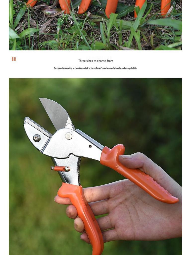 High-Performance SK5 Steel Pruning Shears for Thick Branches and Garden Use