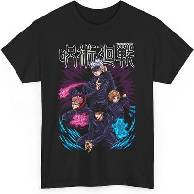 Jujutsu Gojo Anime T-Shirt Unisex Kaisen Satoru Anime Japanese Cotton Tee SS1