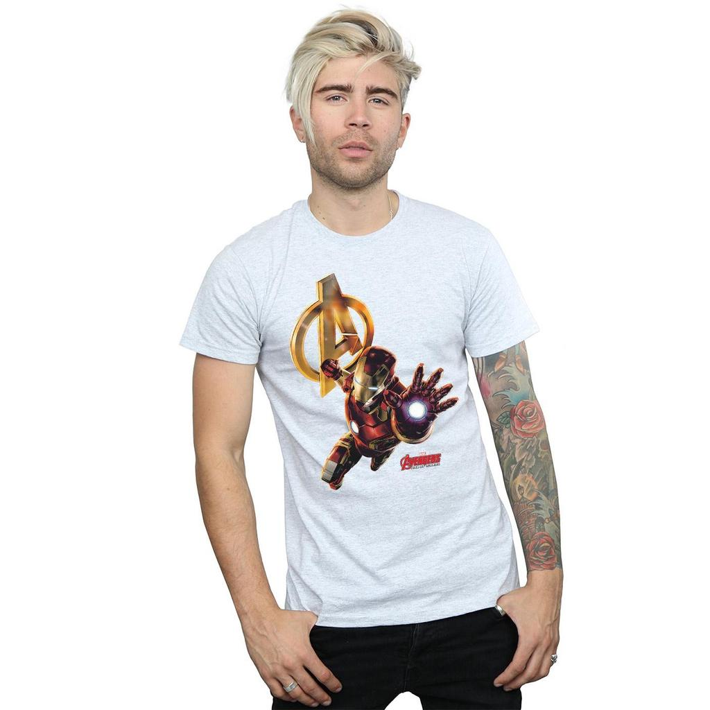 Marvel Mens Iron Man Pose T-Shirt