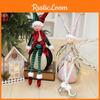 Christmas Elf Decor Plush Fabric Ornaments For Holiday Tree And Hotel Window Display
