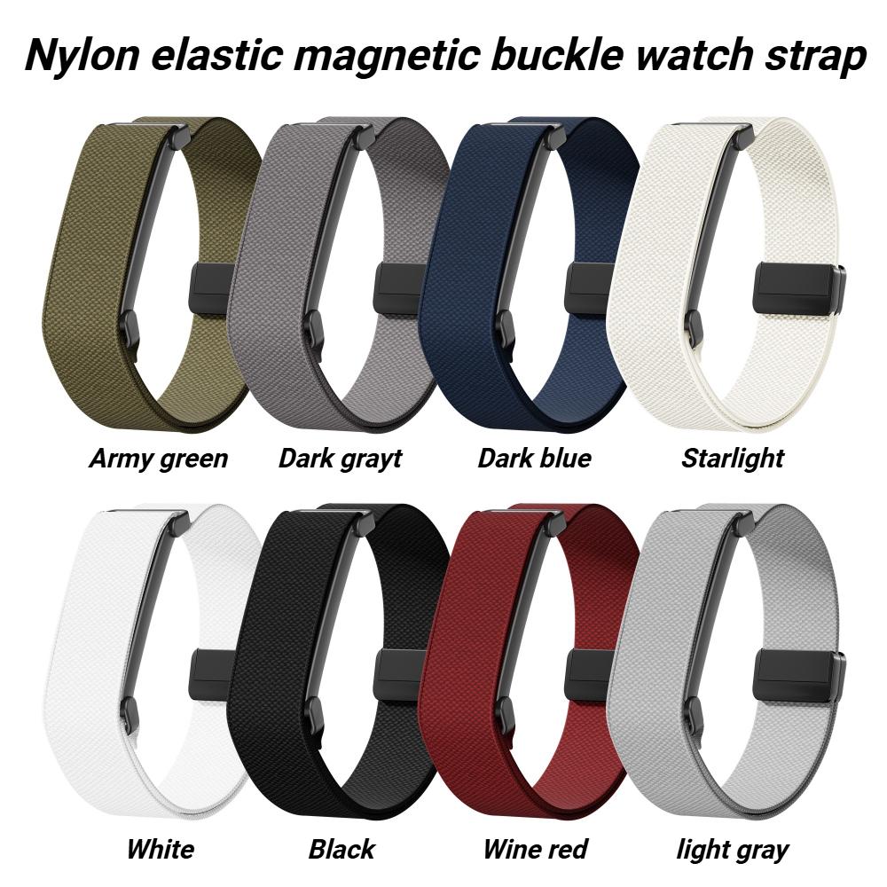 Sport Nylon Braided Watch Strap For Google Fitbit Air Loop Bracelet Breathable Band Wristband for Fitbit Air Fitness Tracker Magnetic Band