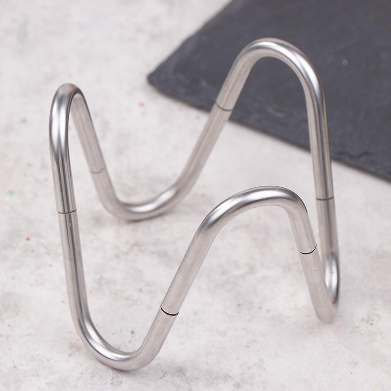 Outdoor Camping Alcohol Stove Bracket Stainless Steel Detachable Bracket Portable Camping Accessories Camping Hiking Stove