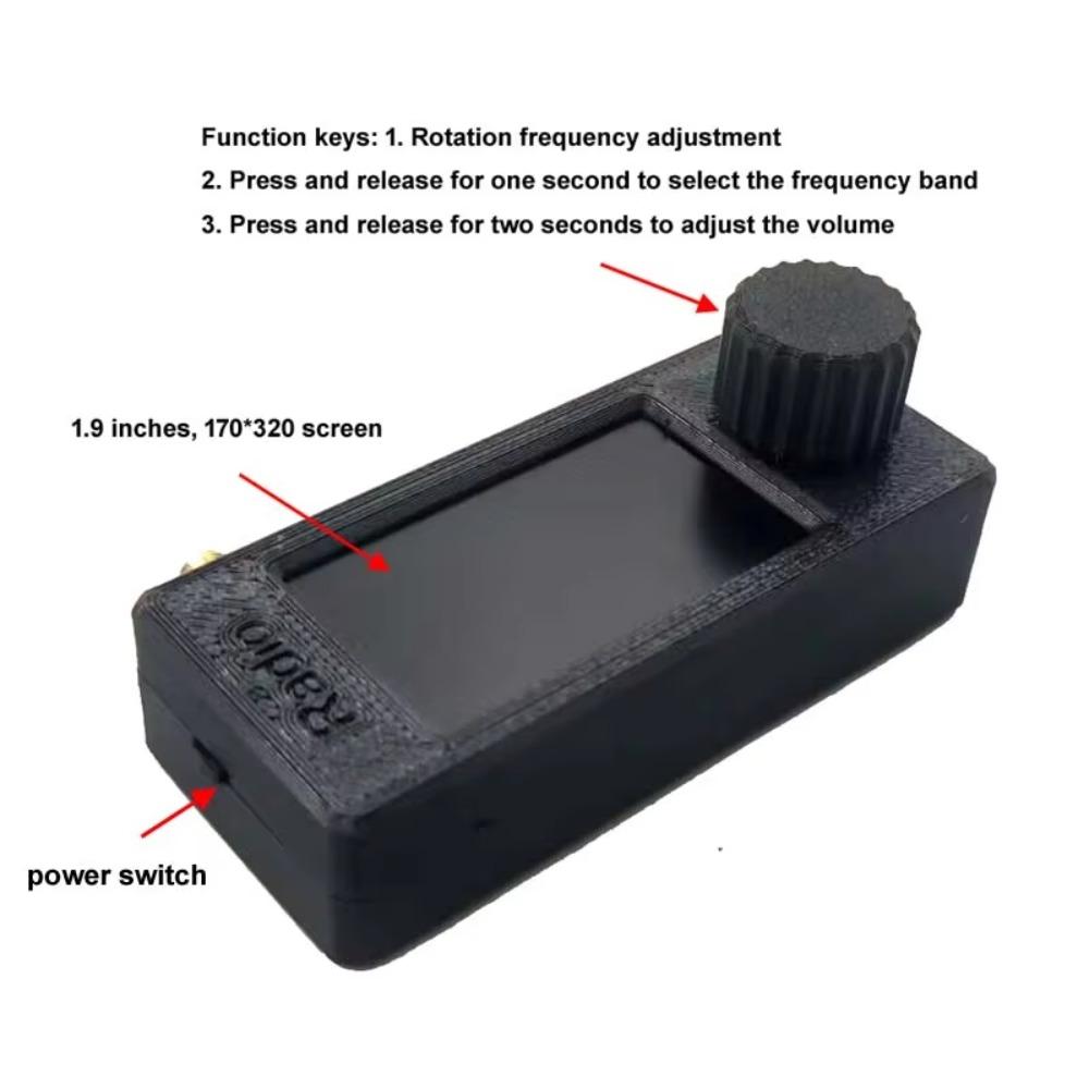 with Headphone Amplifier Pocket Receiver FM AM MW SW SSB SSB Radio  Outdoor Activities
