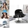 Women's Vintage Washed Denim Sun Hat With Wide Brim For Sun Protection And Casual Style
