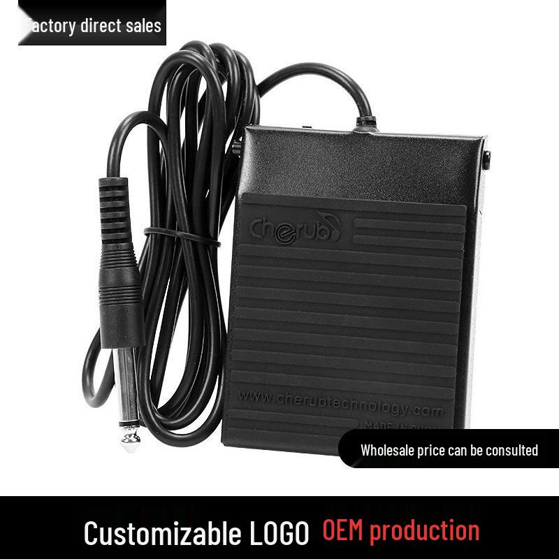 Little Angel Cherub Digital Piano Sustain Pedal WTB-004: Universal Foot Pedal for Electronic Keyboards