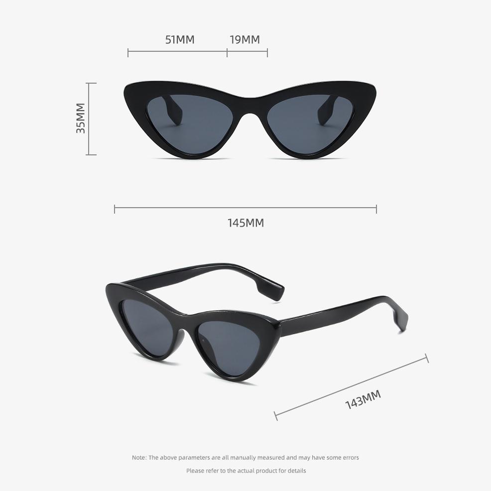 Vintage Fashion Small Frame Cat Eye Sunglasses Women For Men Sun Glasses Punk Luxury Brand Designer Hip Hop Sexy Lady Eyeglasses