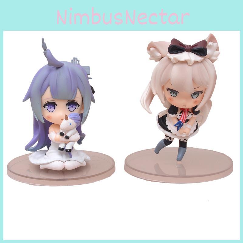 Figuras Coleccionables de PVC de Unicornio y Harman de Azur Lane para Fans de Anime