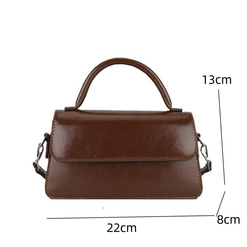 New Shoulder Bags Women PU Leather Advanced Korean Style Solid Fashion Trend Leisure Versatile Crossbody Bags Small Square Bags