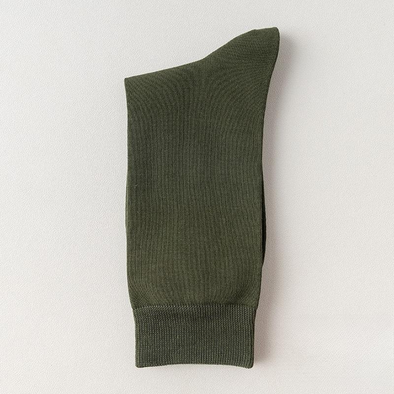 Male Spring and Autumn Commercial Cotton Anti Bacterial Antiodor Sweat Absorbing Socks