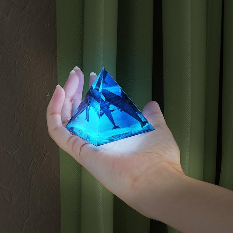 Silicone Pyramid Molds Crystal Epoxy Mold Pyramid Epoxy Resin Casting Mold for DIY Crafts Aromatherapy Candle Making