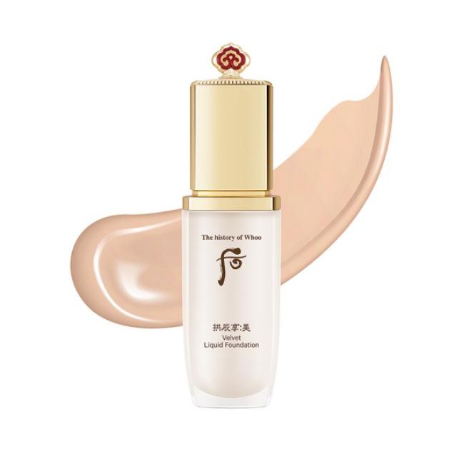 

THE HISTORY OF WHOO Gongjinhyang Mi Бархатный тональный флюид SPF30/PA++ 40 мл (3 варианта) #No.23