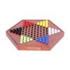 Wooden Chinese Checkers with 60 Marbles Strategy Game for Family Kids Adults XL
