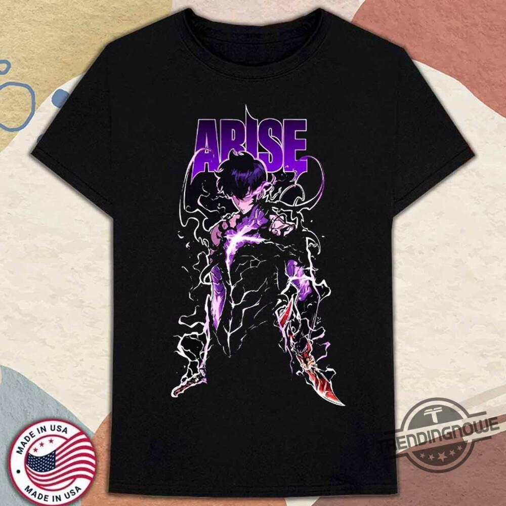 Solo Leveling Shirt Arise Sung Jin Woo Shirt Unisex T-Shirt S