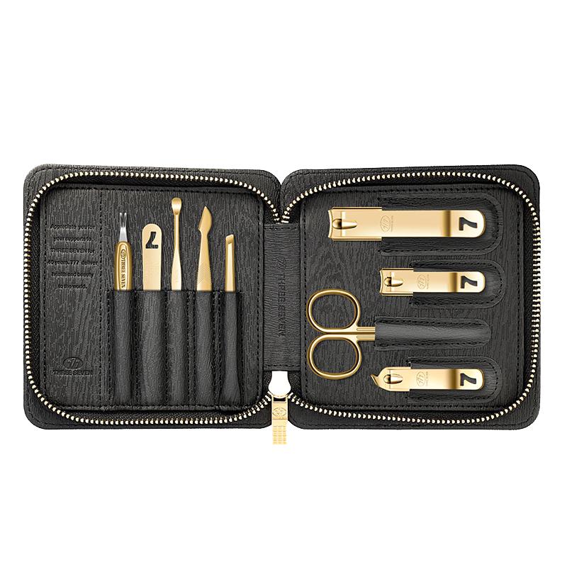 Luxury Black Gold 9-Piece Nail Care Set