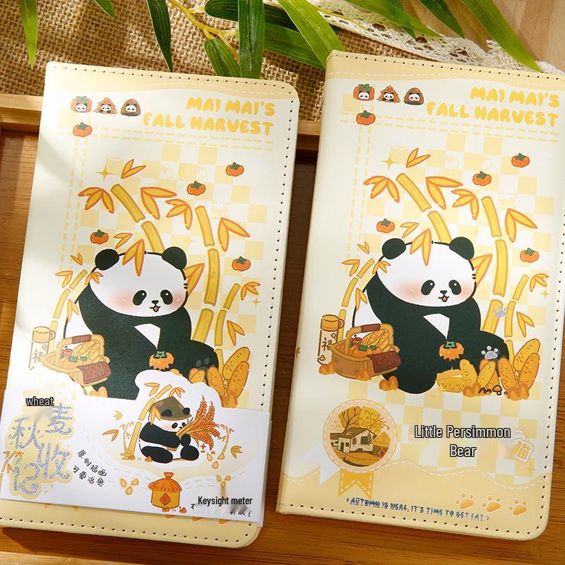 Карманный блокнот с рисунком панды: Милый и практичный ежедневник