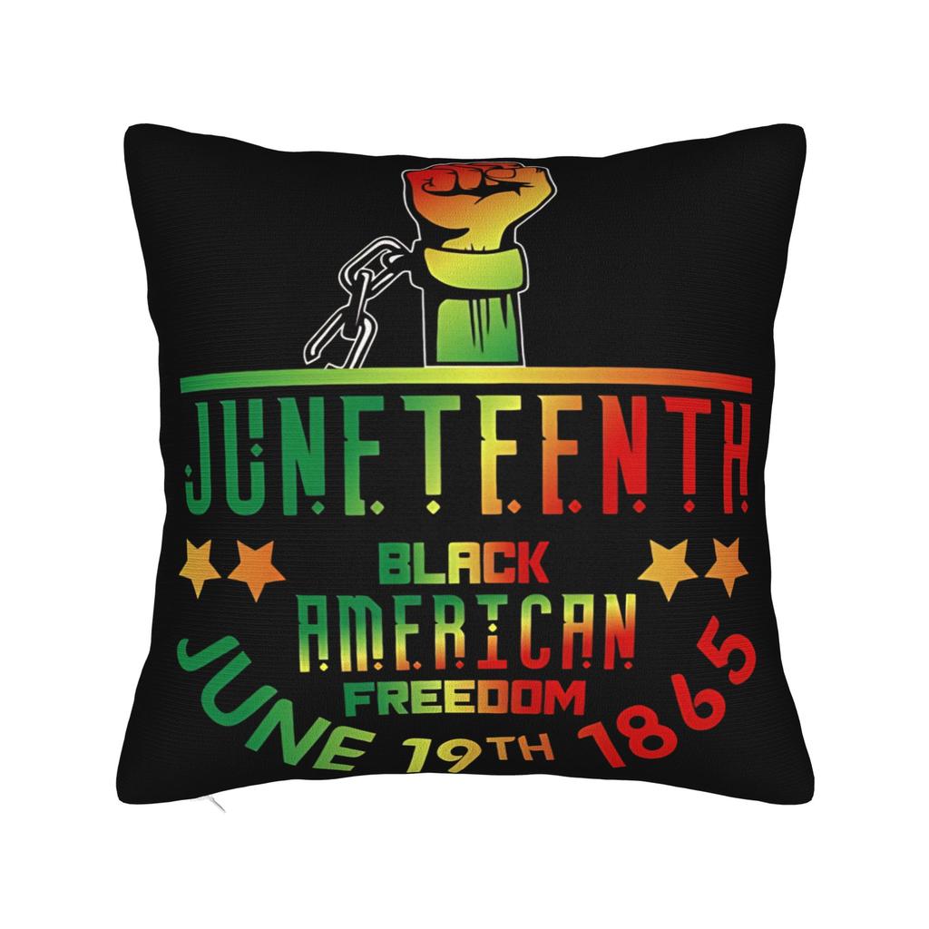 Juneteenth Day June Th African American Pride Pillow Cover Printing Cushion Cover Decoration Pillow Case Cover Bedroom