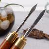 Sandalwood Tea Knife Tea Needles Pick With Wood Handle Puer Tea Tools Cone Needle Breaking Prying Brick Professional Tool