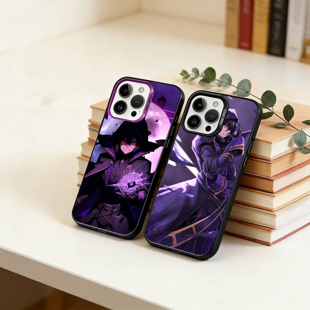E- Eminence in Shadow Anime Phone Case For iPhone 17,16,15,14,13,12,11 Plus,Pro Max,XS,Colorful Silver Phone case Funda Cover