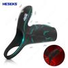 HESEKS Vibrating Cock Ring Penis Extender G Spot Clitoral Stimulation Delayed Ejaculation Penis Ring Vibrator for Men Couple