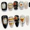 10pcs Hand Painted Gel Press Nails Beautiful Luxury Customized Design Handmade Press On Nails