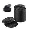 200lots Plastic Pot Drain Screens with Perforated Round Construction to Help Control Soil During Potting and Repotting
