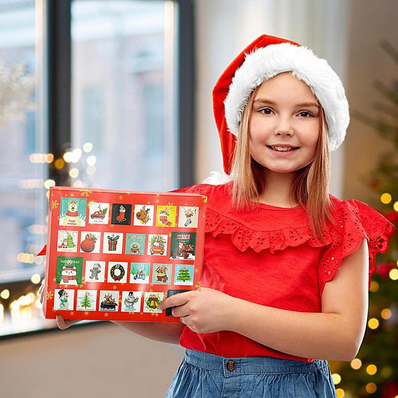 Christmas DIY Bracelet Countdown Calendar 24 Days Jewelry Advent Calendar Charm Pendant Men Women Jewelry Accessories Gifts