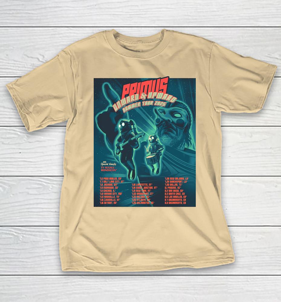 PRIMUS - Onward & Upward Summer Tour Gift For Fan s to 5XL T-shirt BM1315 Unisex T-Shirt S