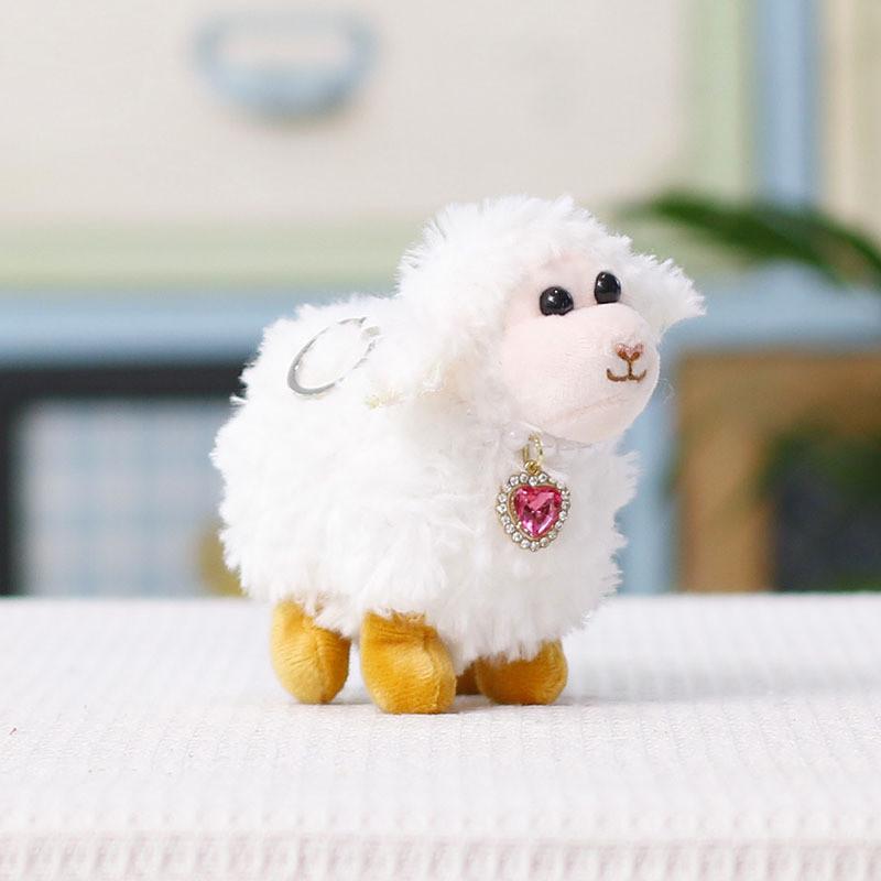 Plush Sheep Keychain With Pp Cotton Filling For Kids And Gift Giving
